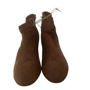 WESTERN STYLE SUEDE ANKLE BOOTS/BOOTIES